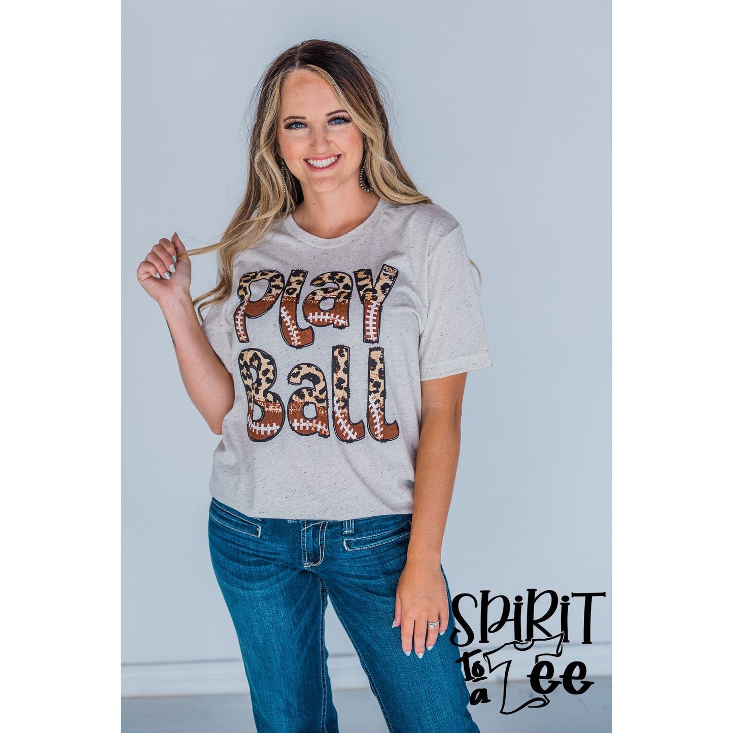 Play Ball Football Tee