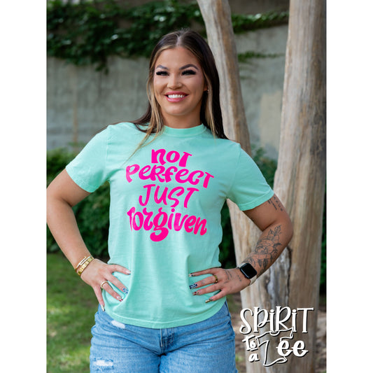 Not Perfect Just Forgiven - CC Jesus Tee