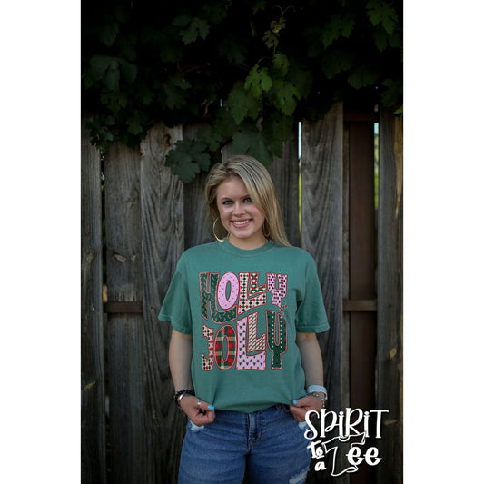 Holly Jolly - Comfort Colors Christmas Tee