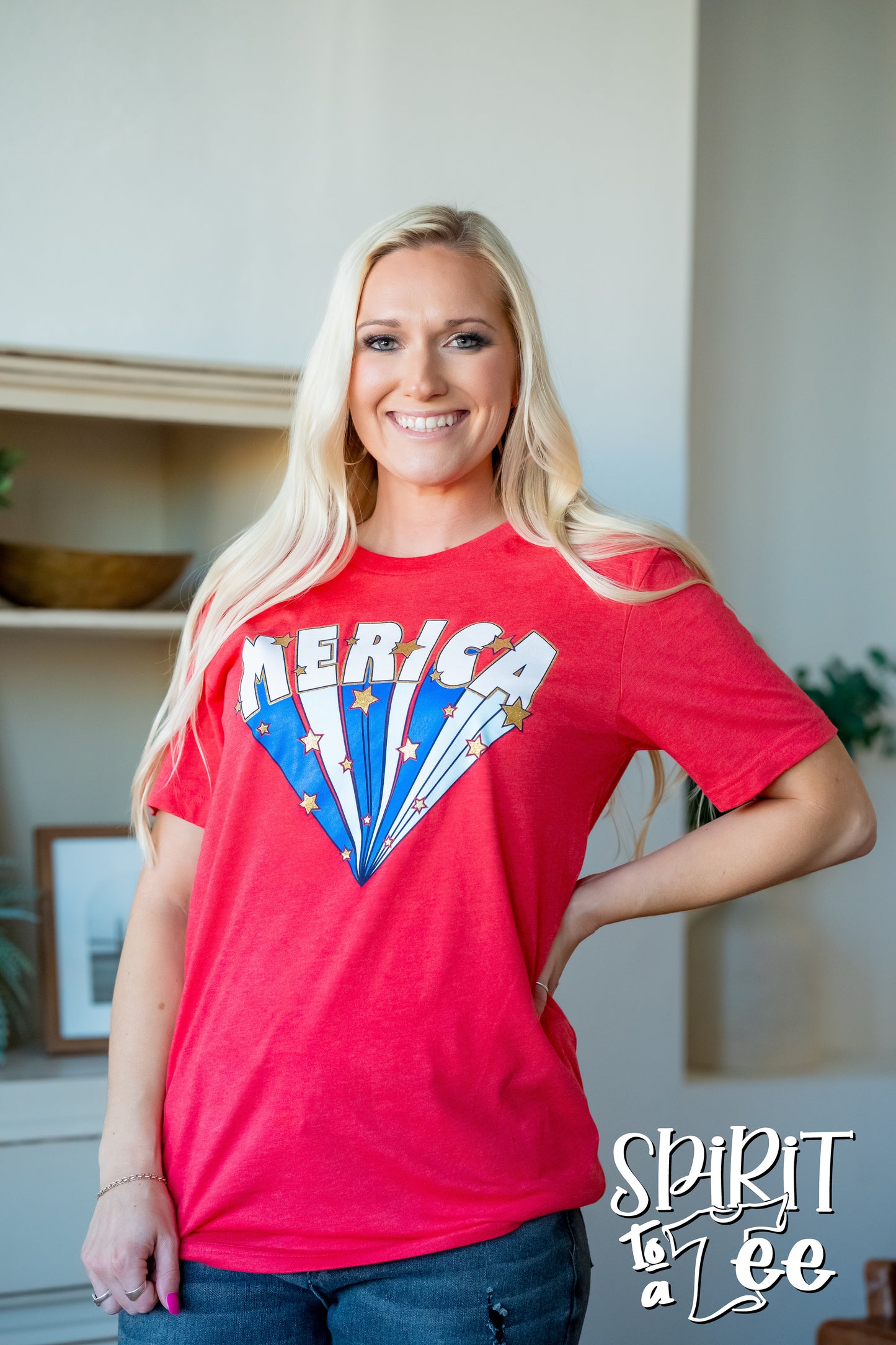 Merica Rays - Patriotic  Tee