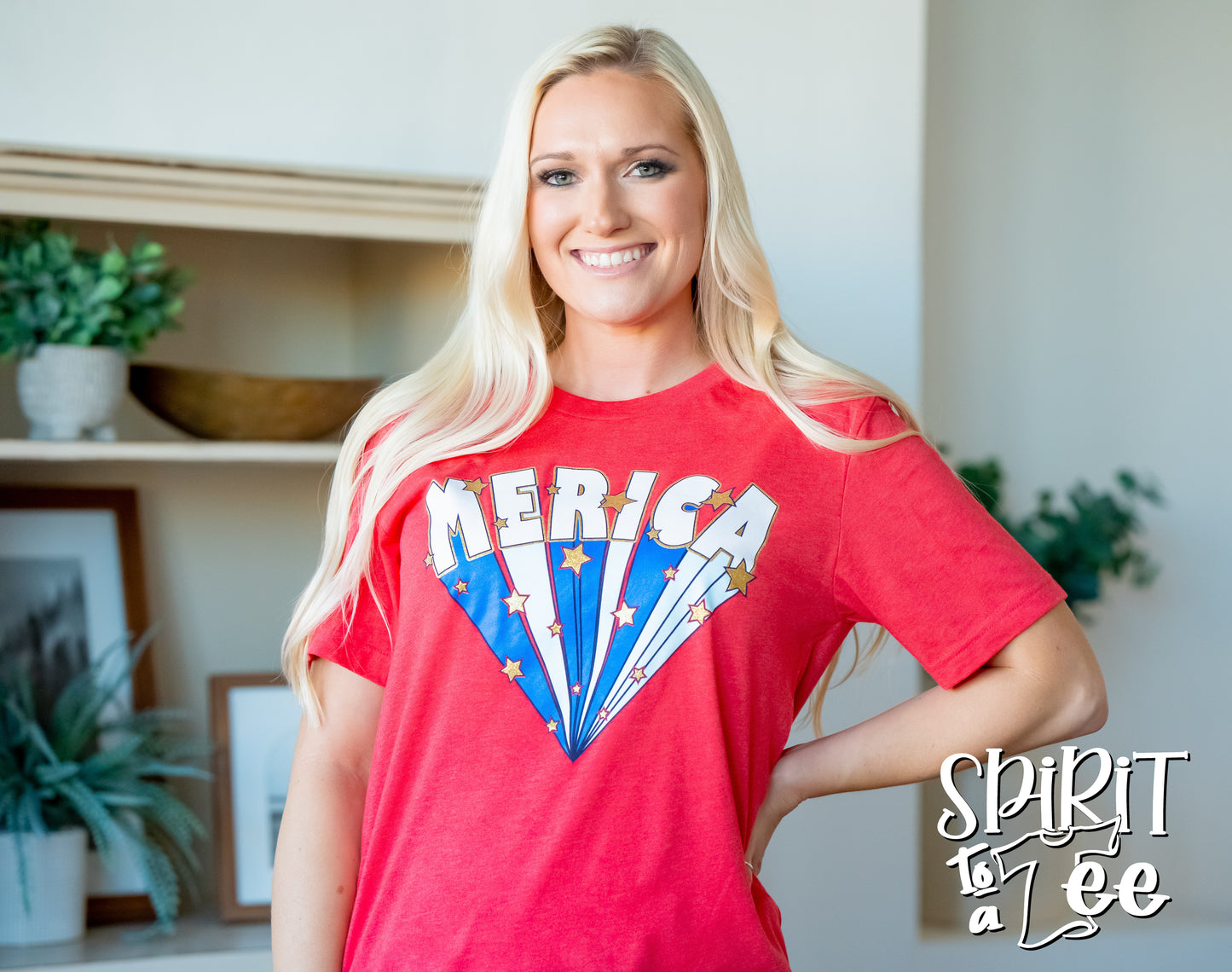 Merica Rays - Patriotic  Tee