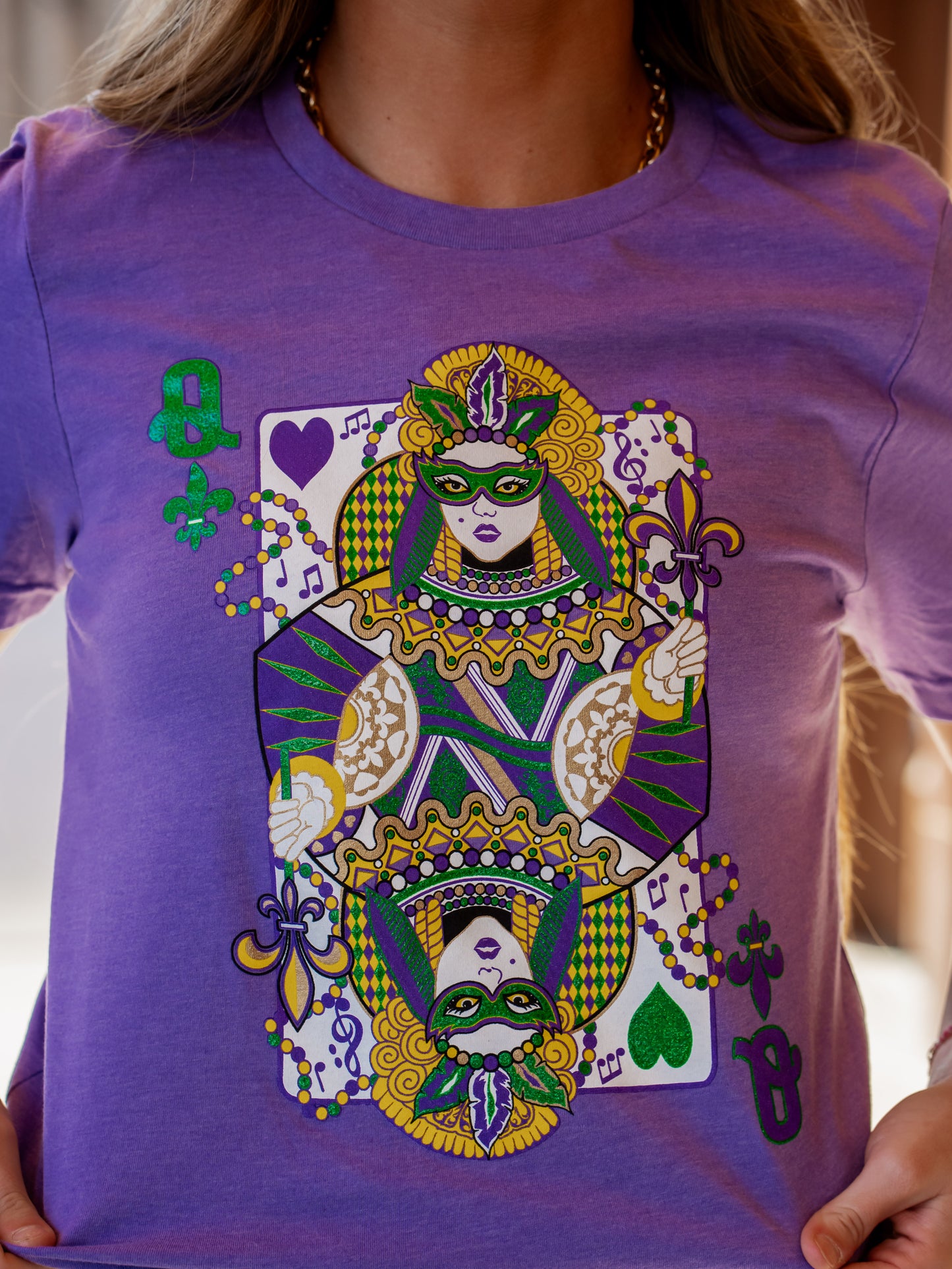 Queen of - Mardi Gras Tee