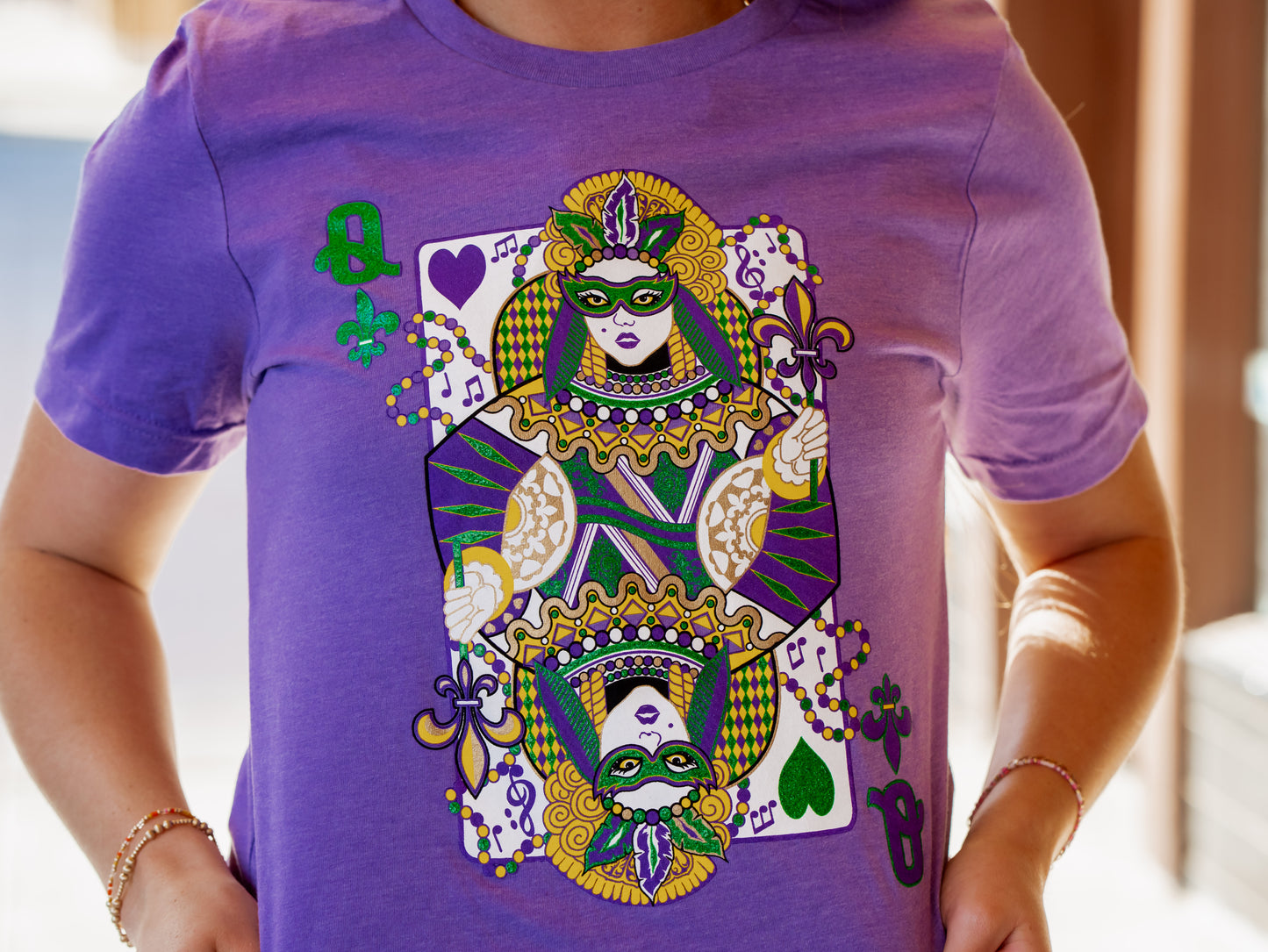 Queen of - Mardi Gras Tee