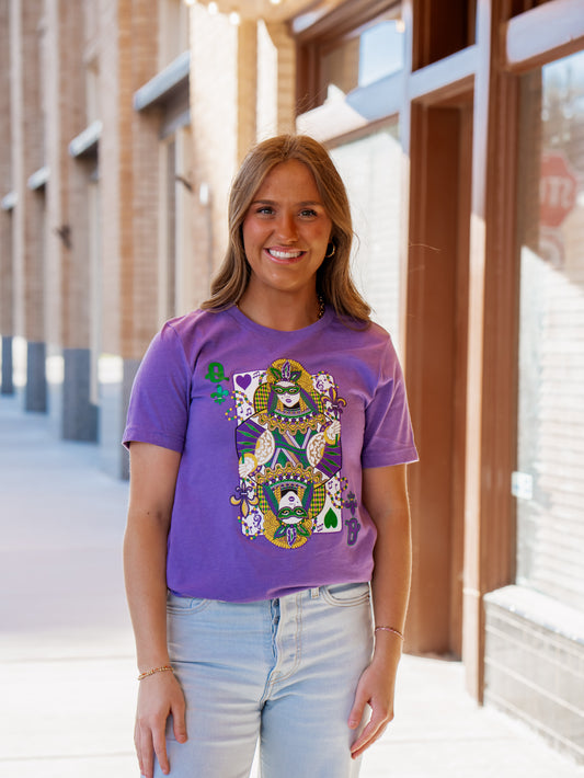 Queen of - Mardi Gras Tee