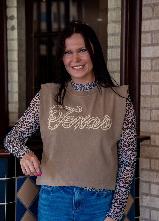 Texas Rope Sleeveless Muscle - Texas Tee