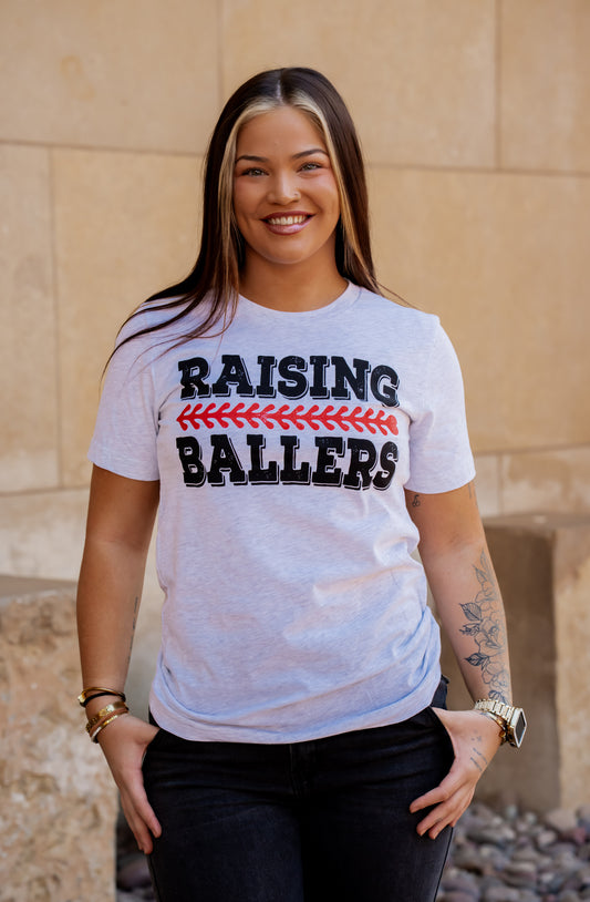 Raising Ballers - Baseball/Softball Tee