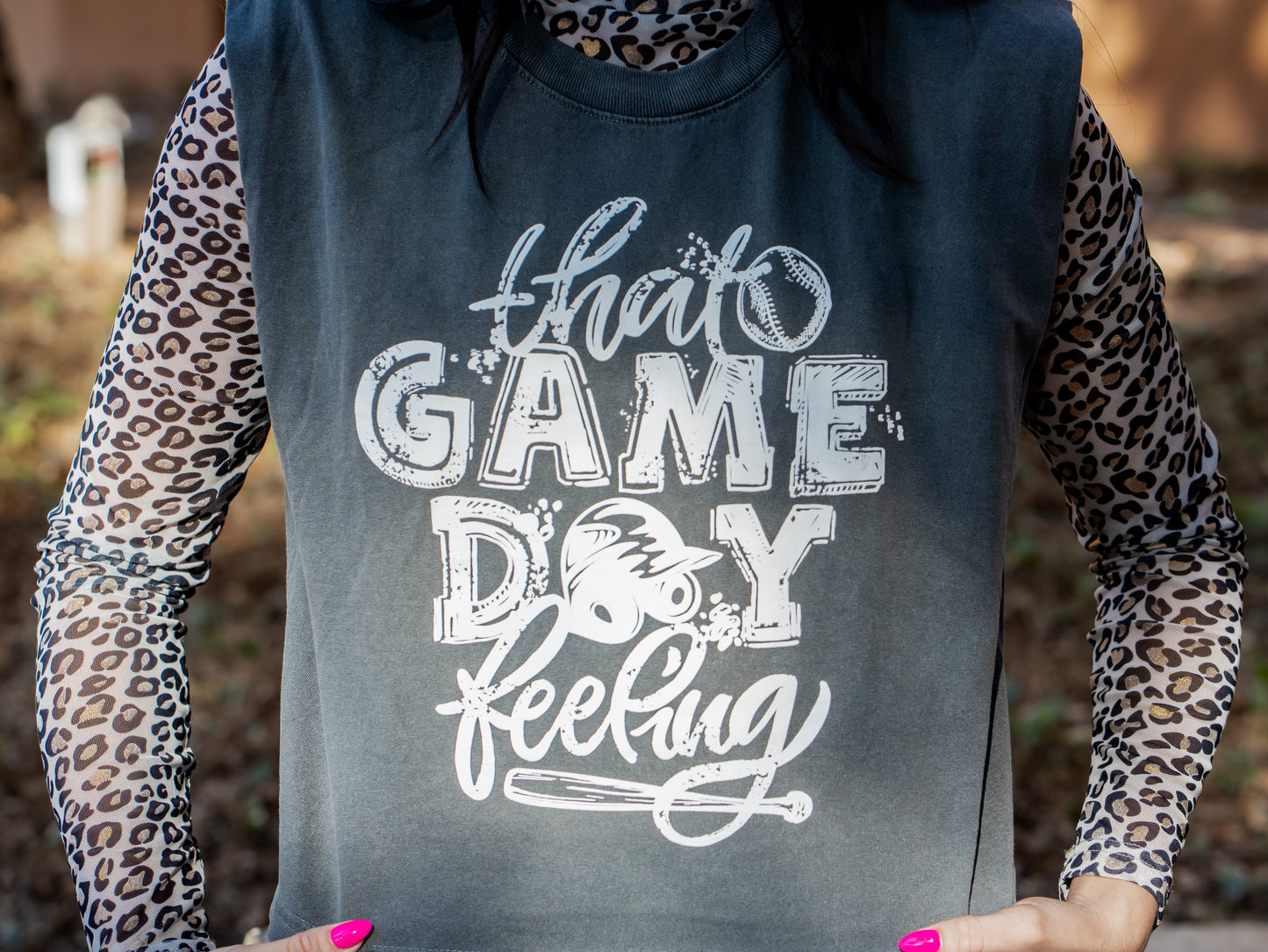 That Game Day Feeling - Baseball/Softball Sleeveless Tee