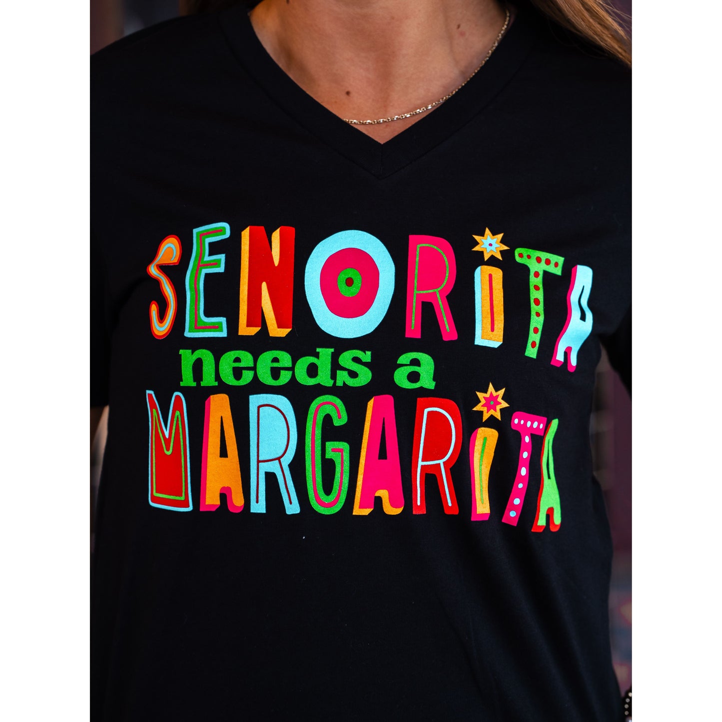 Senorita Needs a Margarita - Cinco Tee