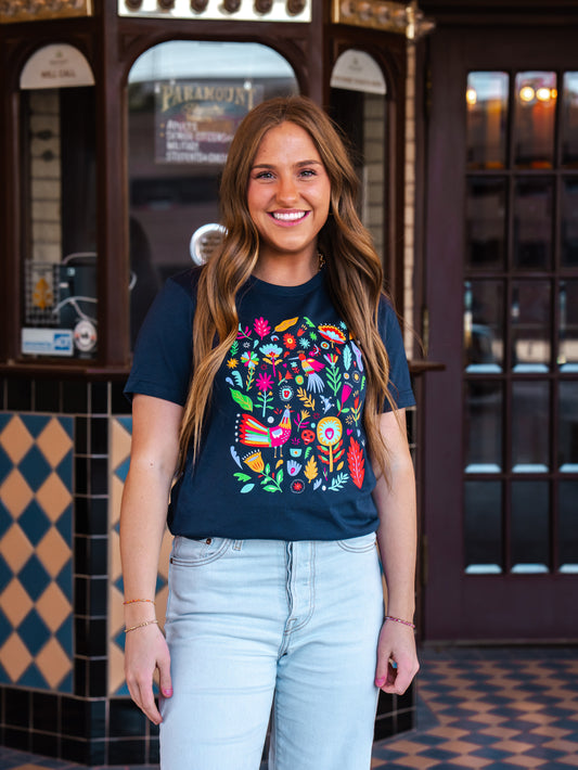 Fiesta Flowers - Cinco Tee