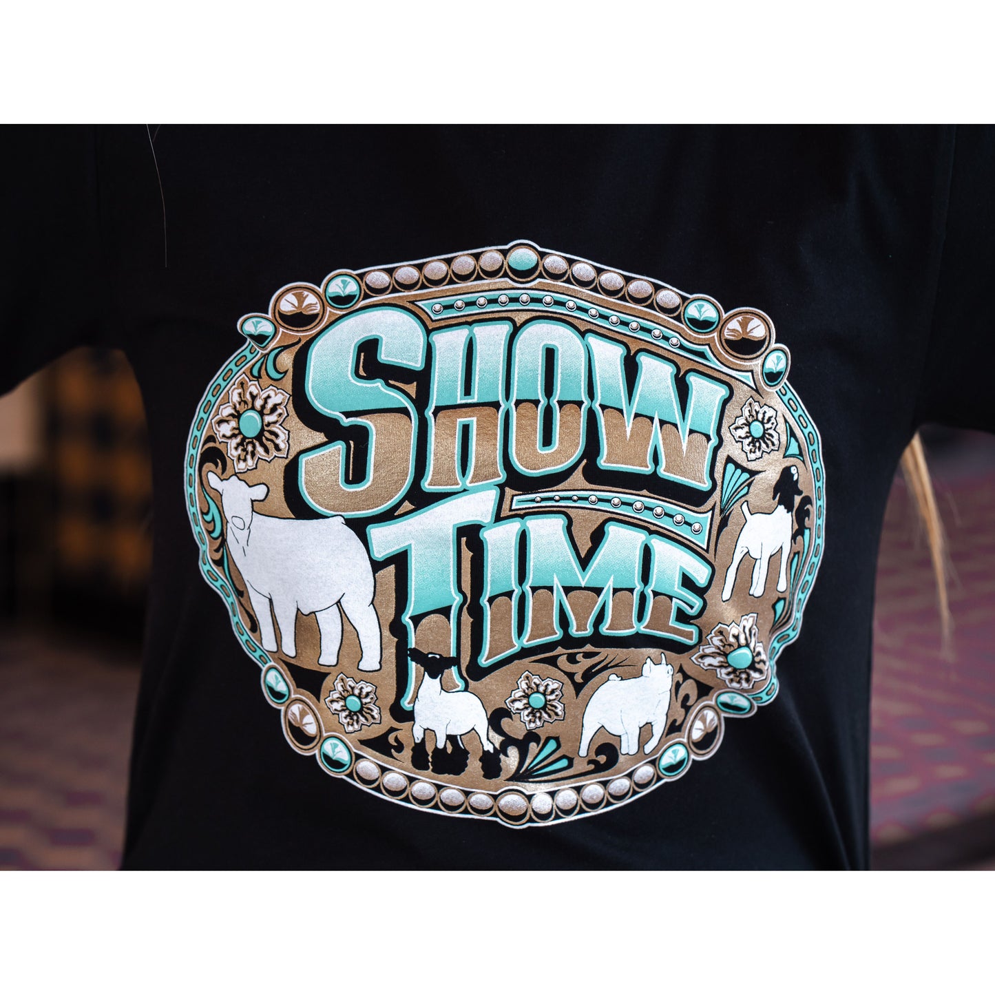 Buckle Show Time - Stock Show Tee