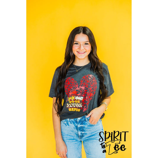 I Just Want to be Loved Bayou - Mardi Gras Tee