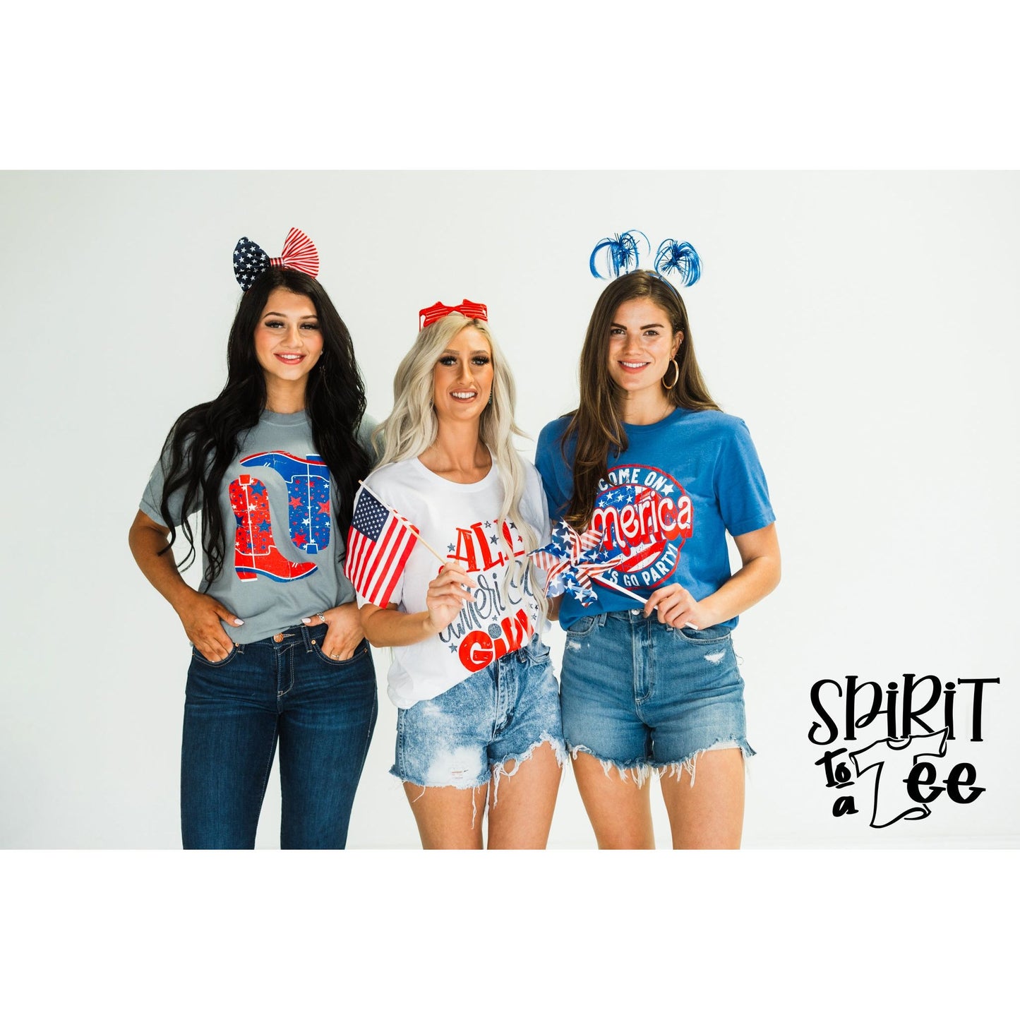 All American Girl - Patriotic Tee