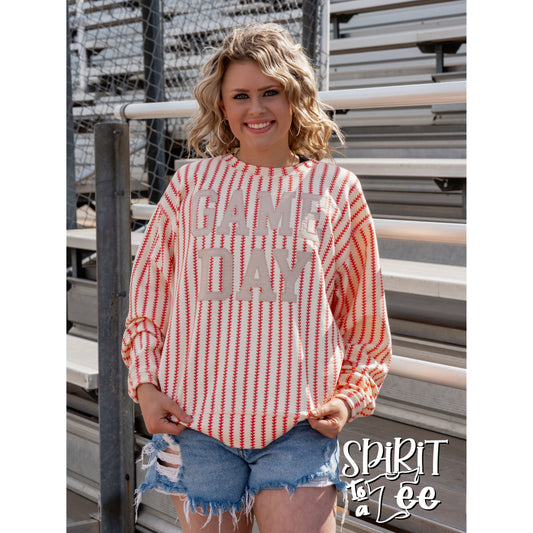 Baseball Game Day Cozycord Sweatshirt - Singles