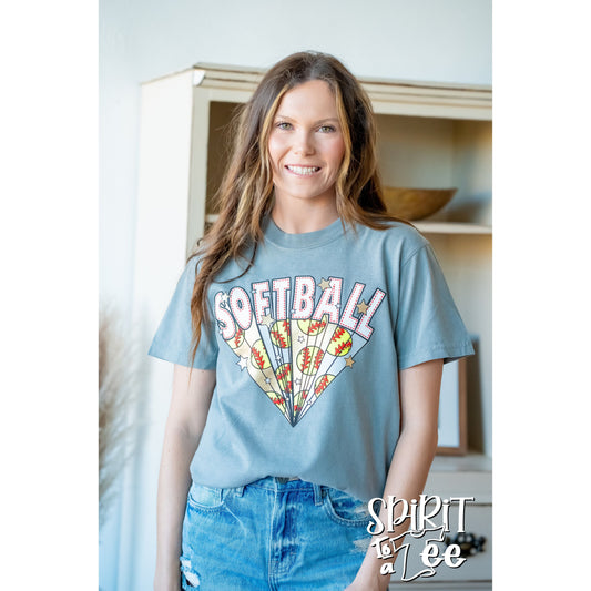 Softball - Rays & Stars CC Tee