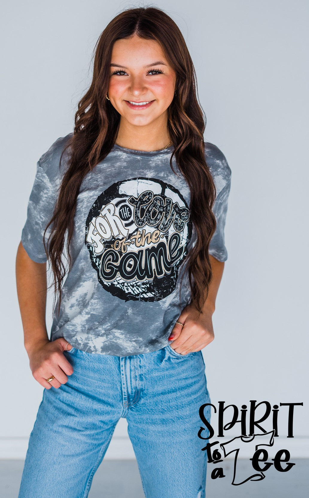 For the Love of the Game Soccer Tie-Dye Tee