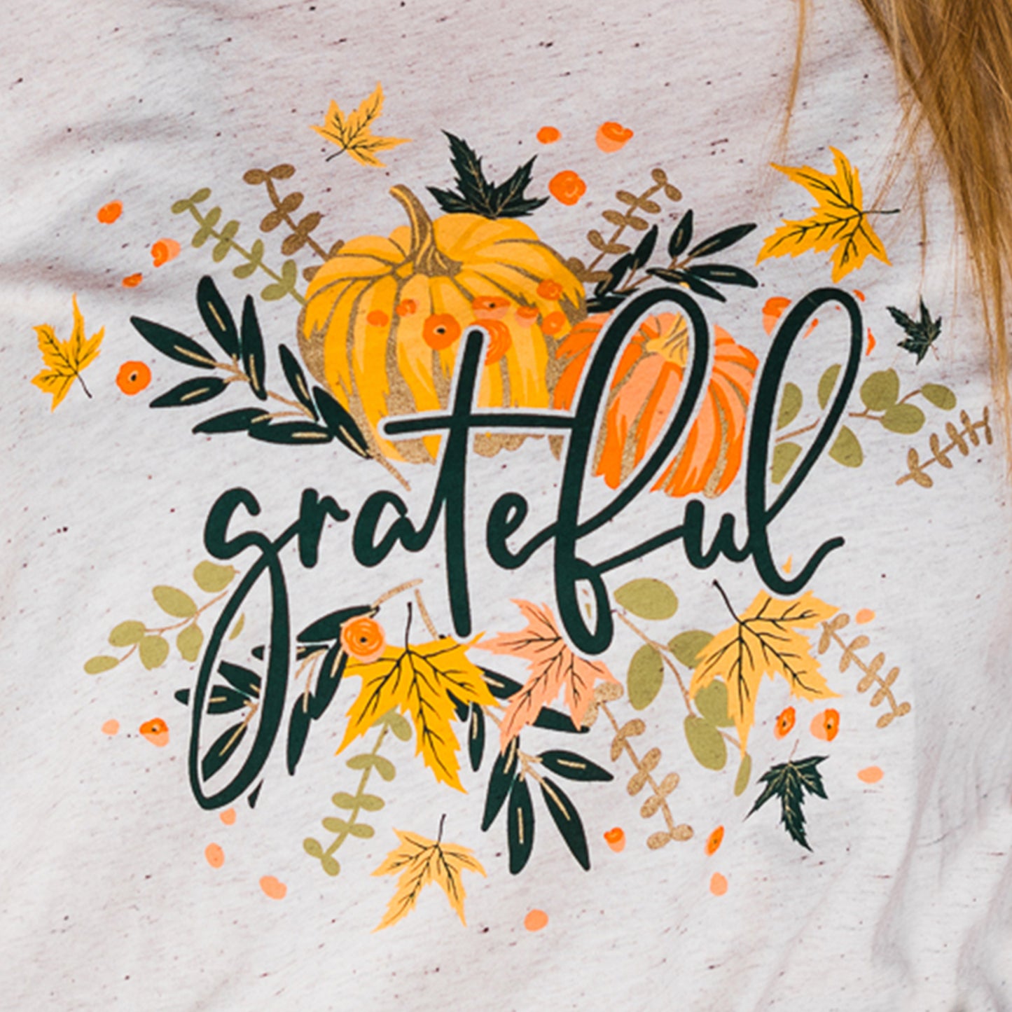 Grateful Leaves - Thanksgiving Tee