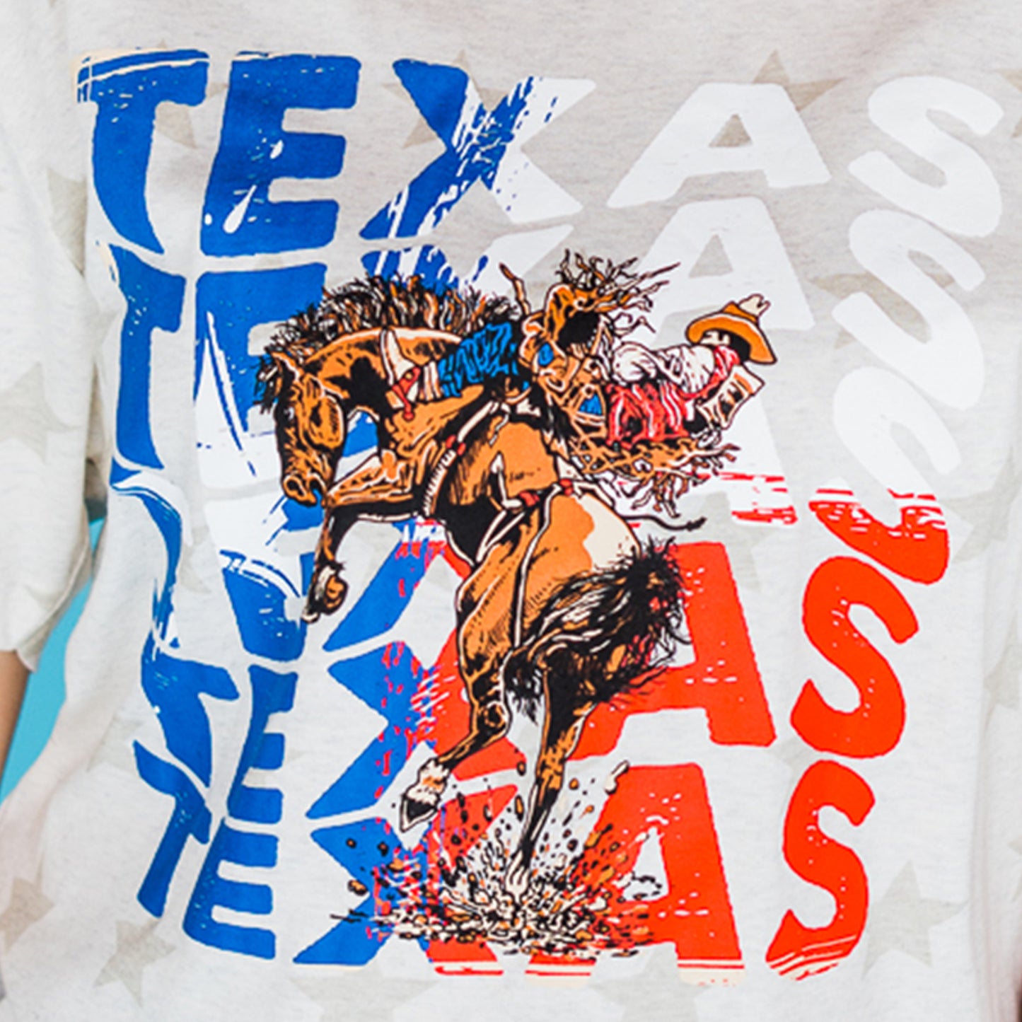 Texas Repeat Cowboy Star Tee