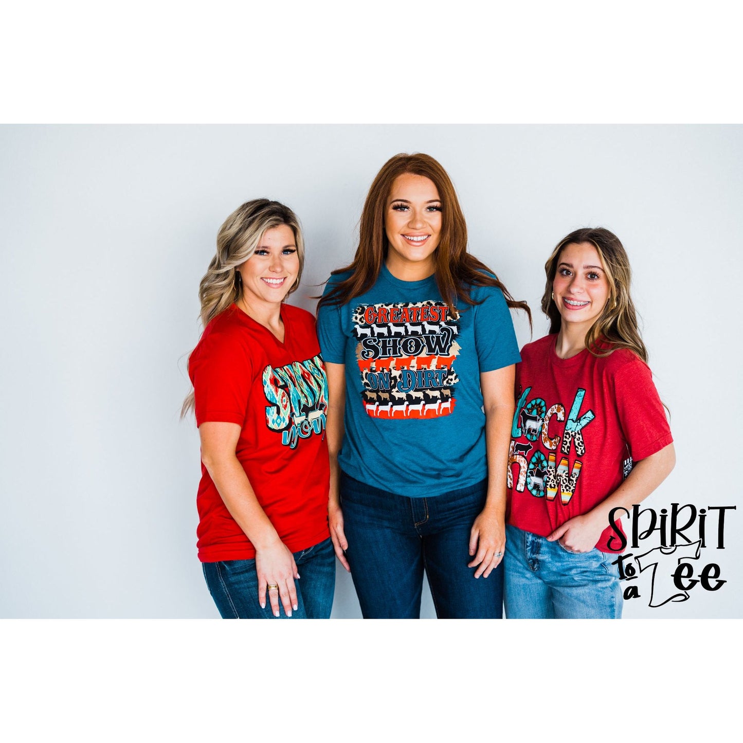 Greatest Show on Dirt Paintbrush Stock Show Tee