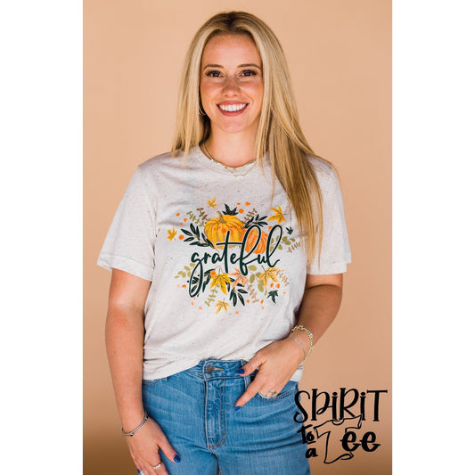 Grateful Leaves - Thanksgiving Tee