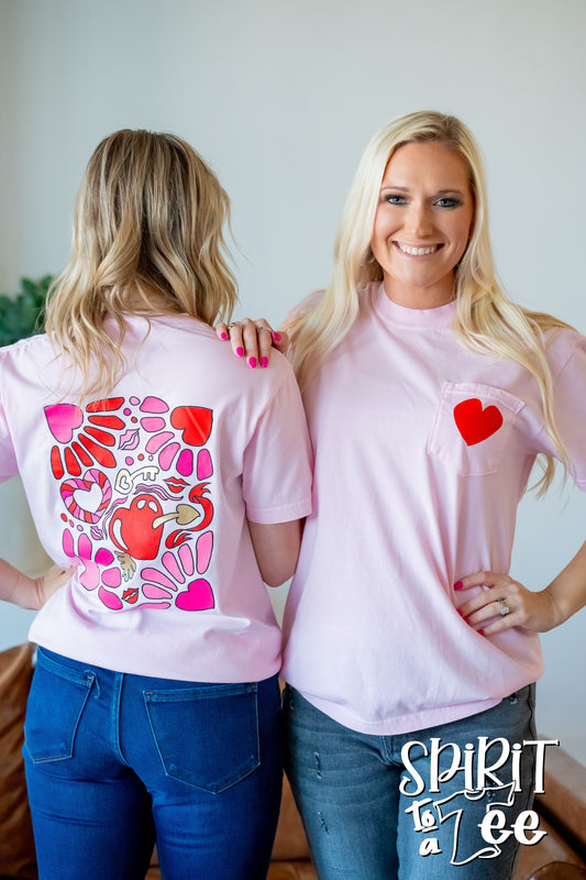 Heart - Valentines CC Pocket Tee