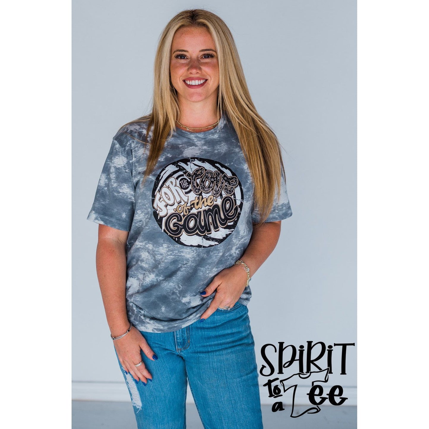 For the Love of the Game Volleyball Tie-Dye Tee