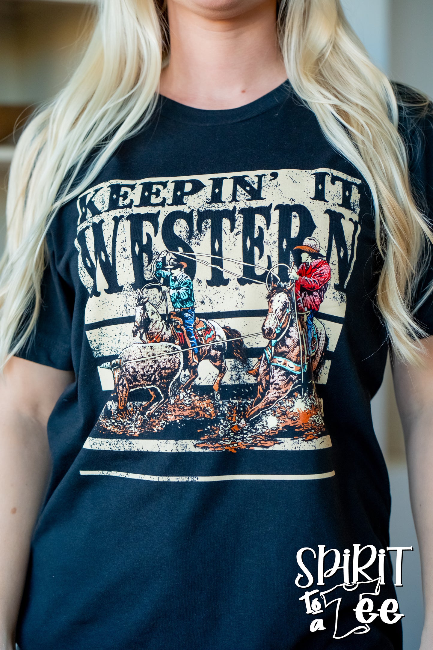 Keepin' It Western Team Roper Tee