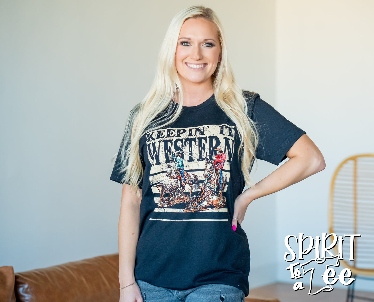 Keepin' It Western Team Roper Tee