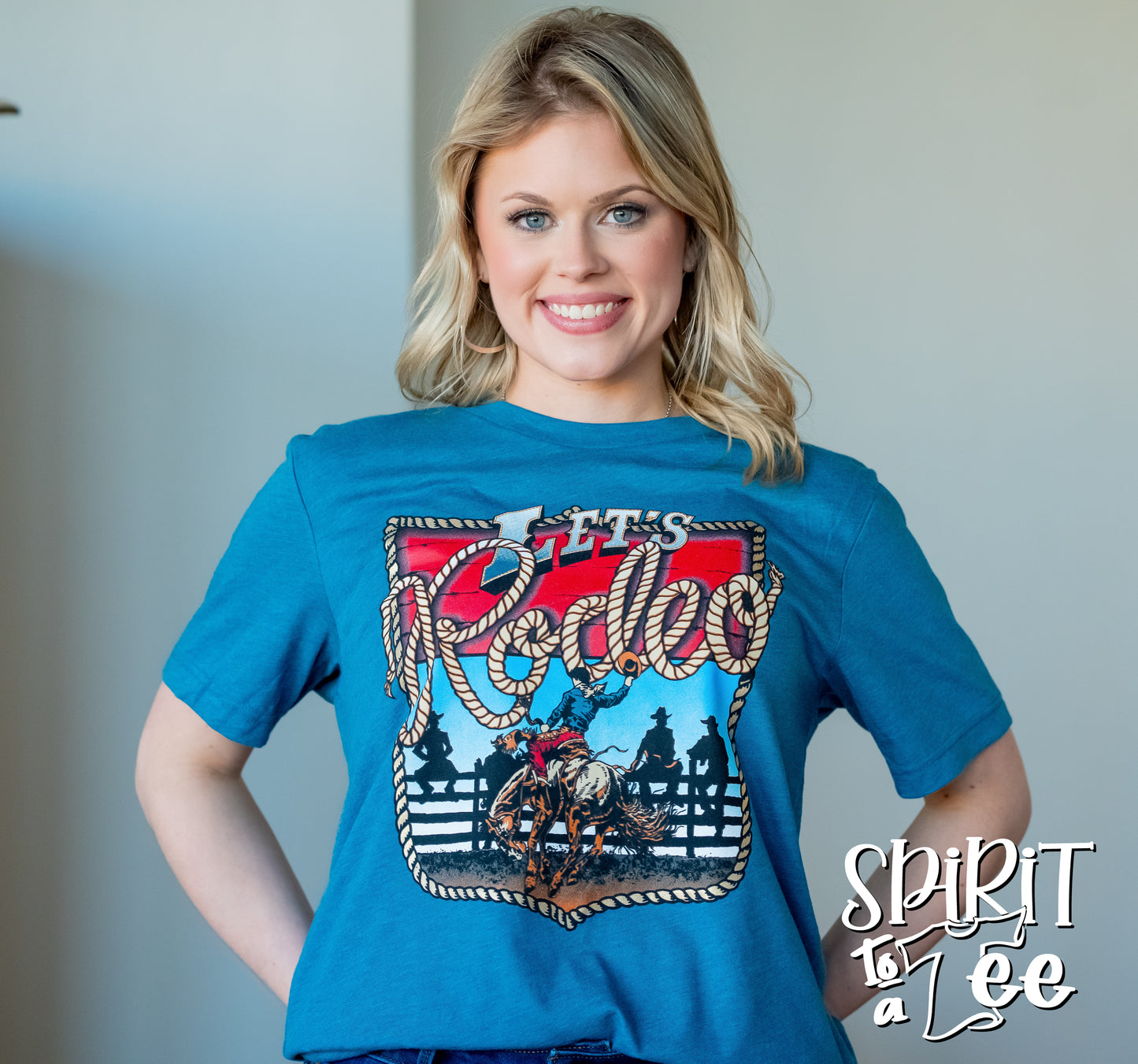 Let's Rodeo Bronc - Western Tee